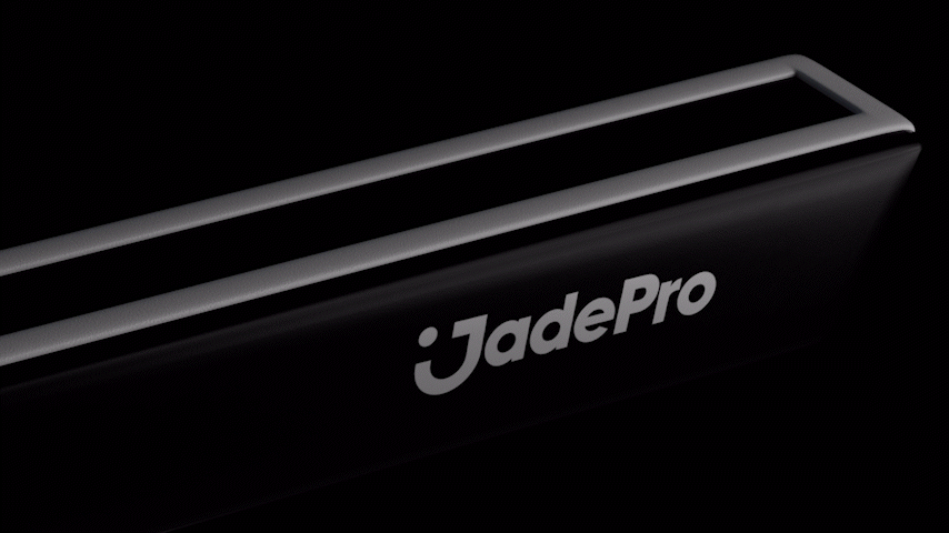 GIF: animação da logo JadePro